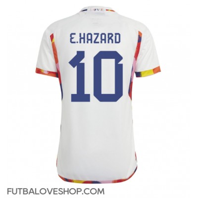 Dres Belgicko Eden Hazard #10 Preč MS 2022 Krátky Rukáv